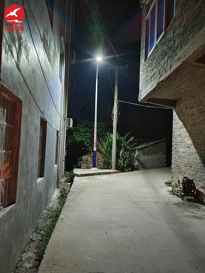 廣西桂平鄉(xiāng)村太陽能路燈